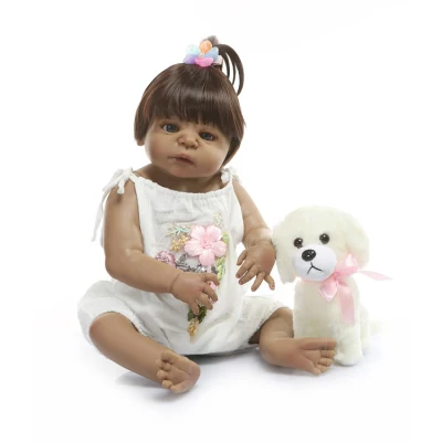 Muñeca bebé Reborn de 22 pulgadas, juguete para niña, muñeco bebé Reborn de 55 Cm, ​​regalo, muñeca para niña, muñecas realistas
