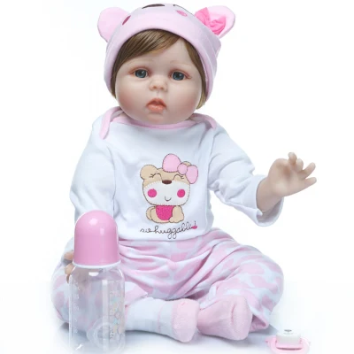 Muñecas realistas de silicona suave de 22 pulgadas y 55 Cm para bebés recién nacidos, muñecas de Vinilo Suave para niños, Playmate